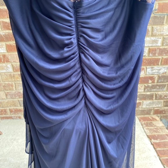 Betsy & Adam Navy Blue formal dress NWT size 20w (would also fit 18w) - Picture 5 of 10